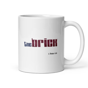 "The Brick" White Glossy Mug