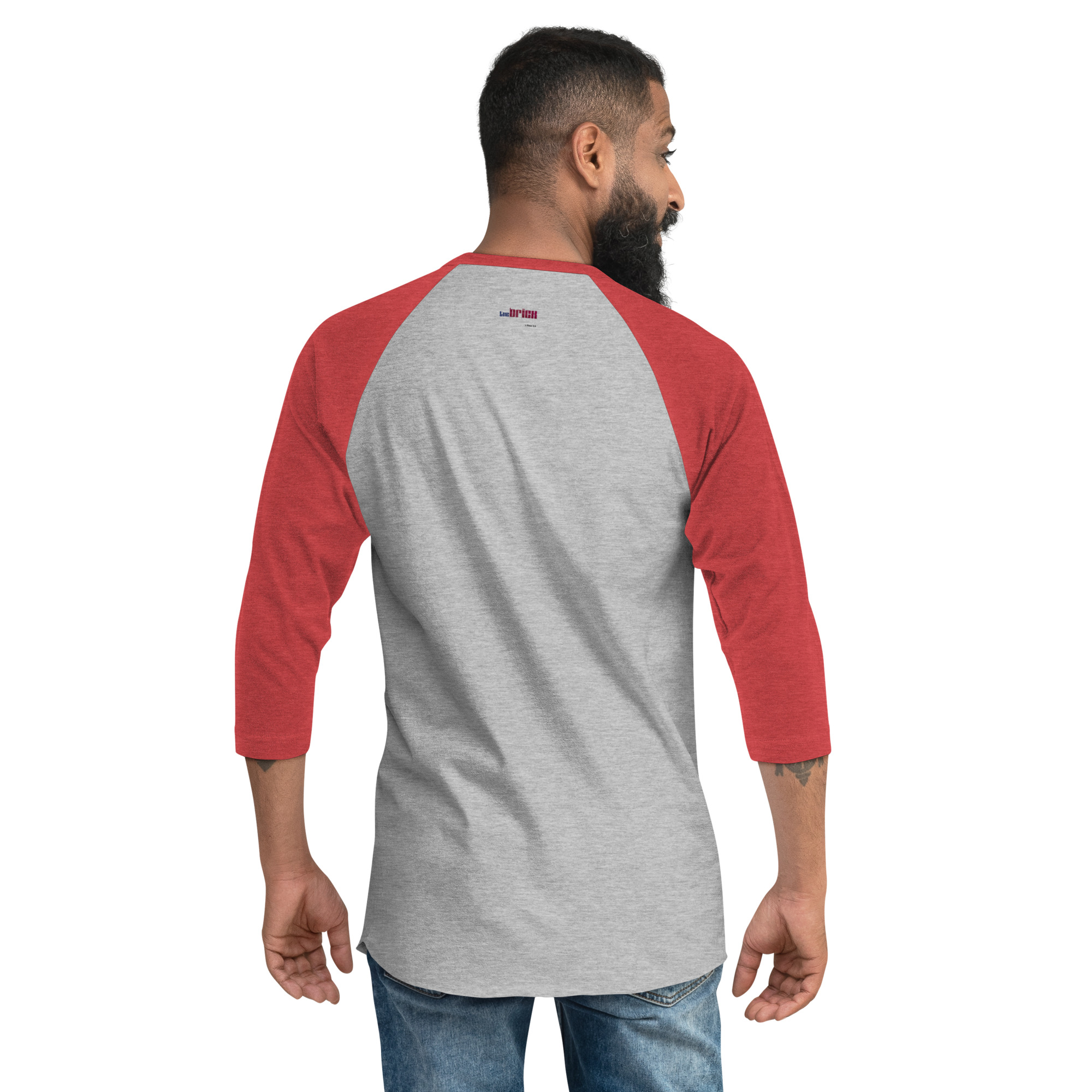 Brick 3/4 sleeve raglan shirt - Image 4
