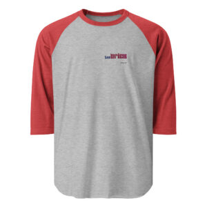 Brick 3/4 sleeve raglan shirt
