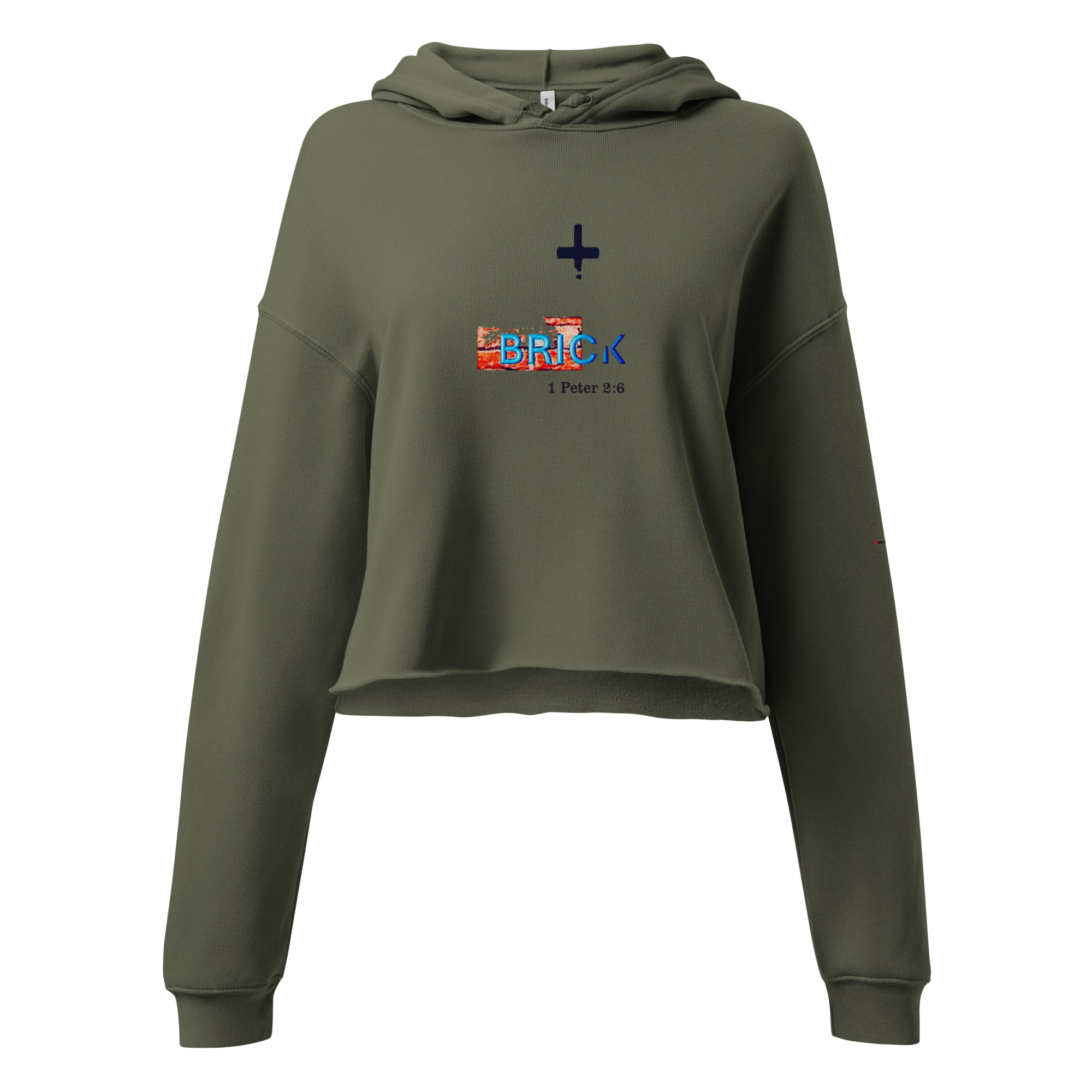 Brick Crop Hoodie - Image 4