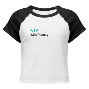 Women’s micro rib raglan baby tee